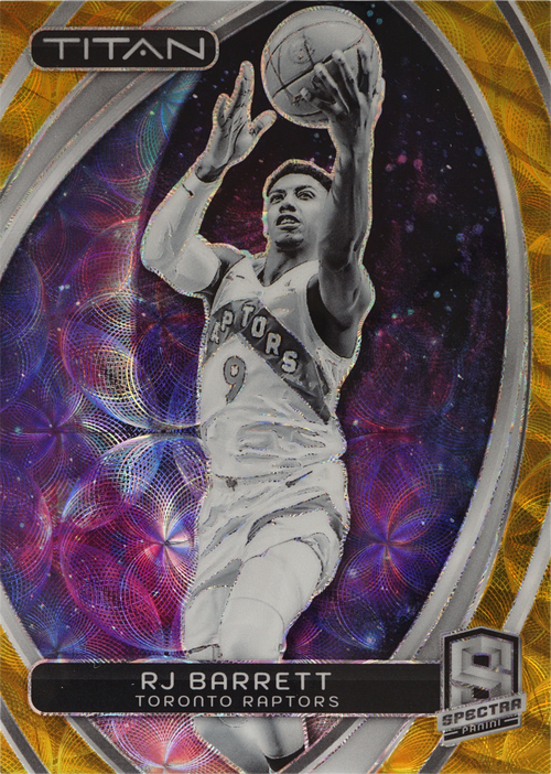 RJ Barrett trading card