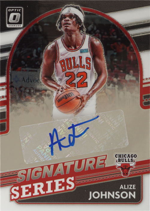 Alize Johnson trading card