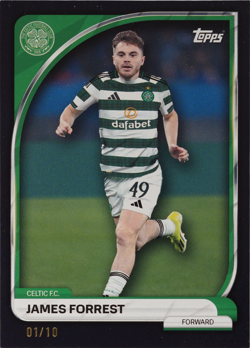 James Forrest trading card