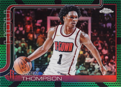 Amen Thompson trading card
