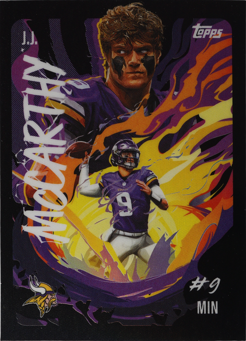 J.J. McCarthy trading card