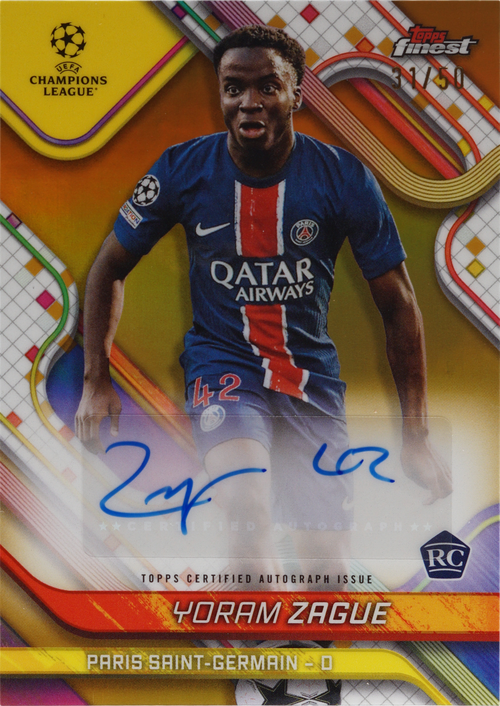 Yoram Zague trading card