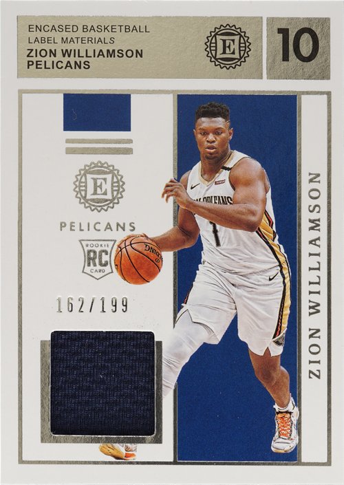 Zion Williamson trading card