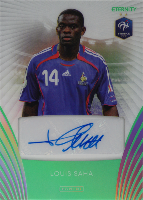 Louis Saha trading card