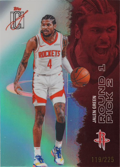 Jalen Green trading card