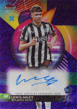 Lewis Miley trading card