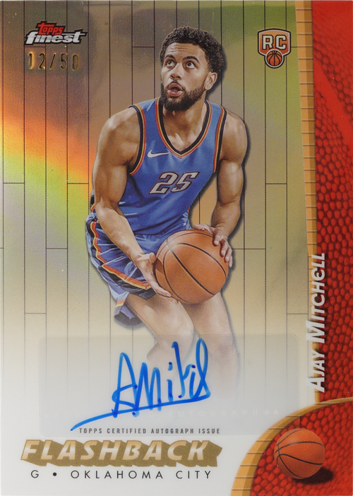 Ajay Mitchell trading card