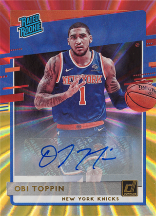 Obi Toppin trading card