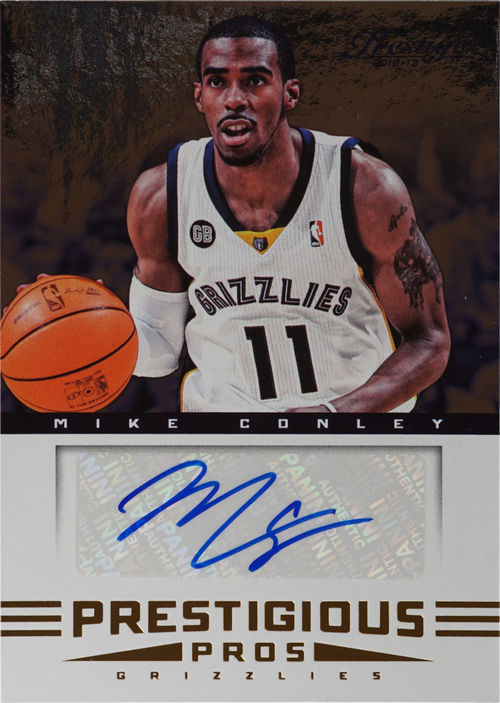 Mike Conley trading card