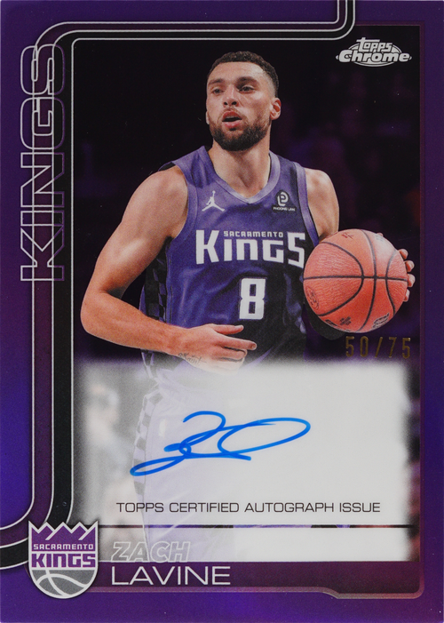 Zach Lavine trading card
