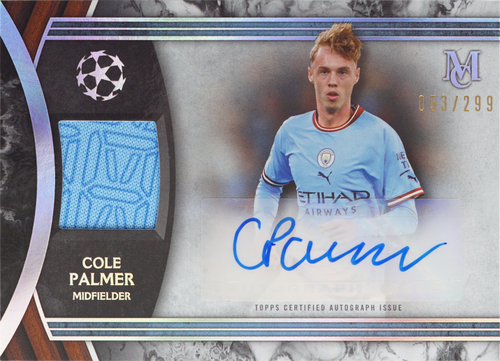 Cole Palmer trading card
