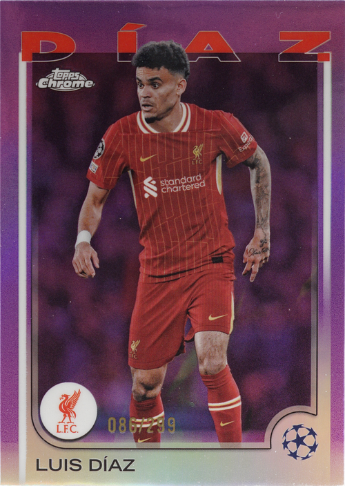 Luis DÃaz trading card