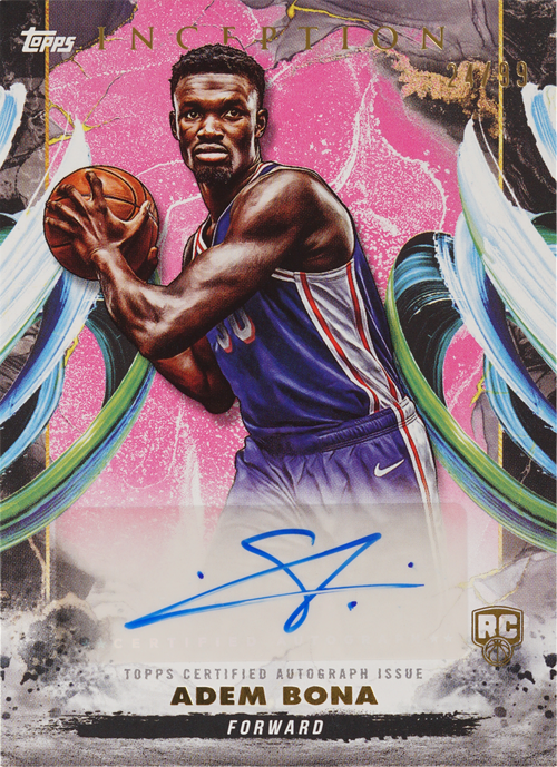 Adem Bona trading card
