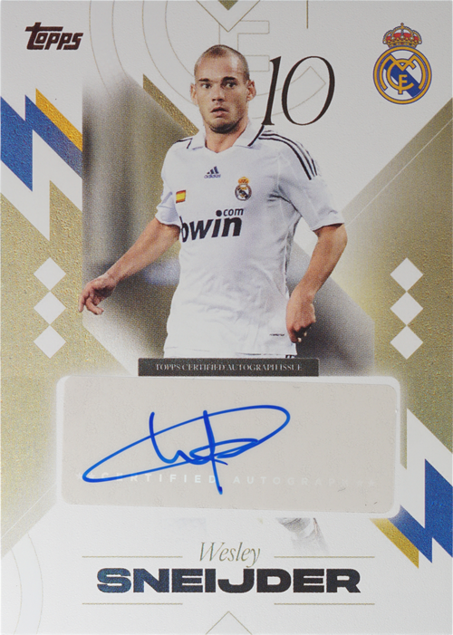 Wesley Sneijder trading card