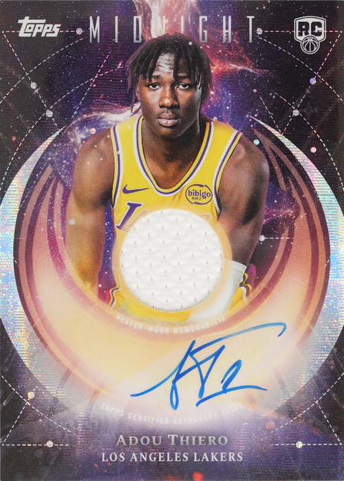 Adou Thiero trading card