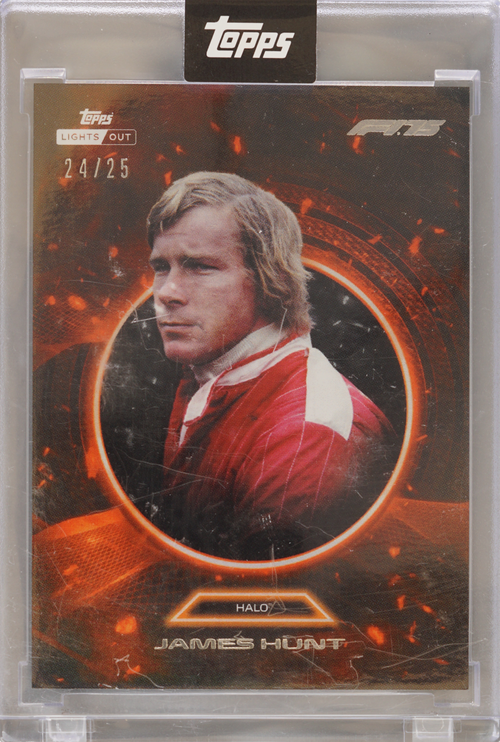James Hunt trading card