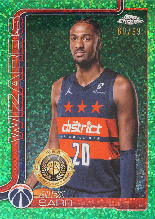 Alex Sarr trading card