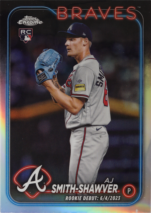 AJ Smith-Shawver trading card
