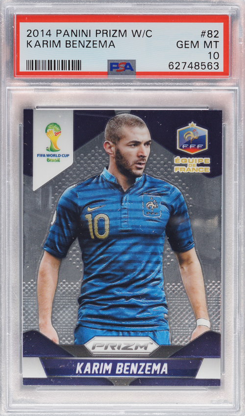 Karim Benzema trading card