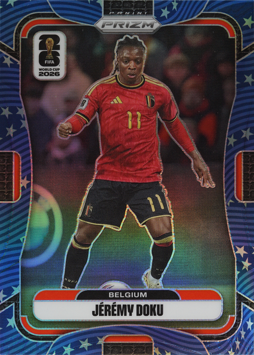 Jeremy Doku trading card