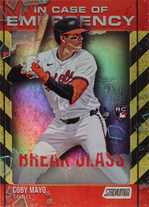 Coby Mayo trading card
