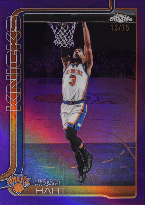Josh Hart trading card