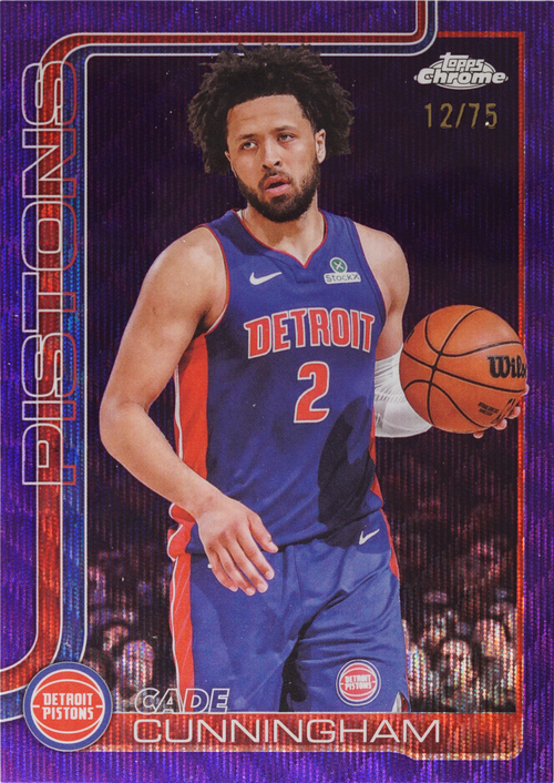 Cade Cunningham trading card