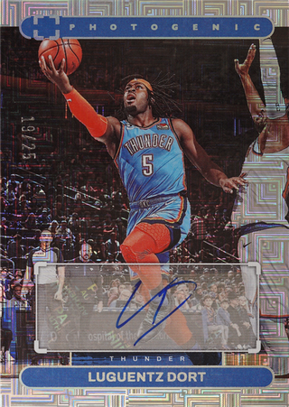 Luguentz Dort trading card