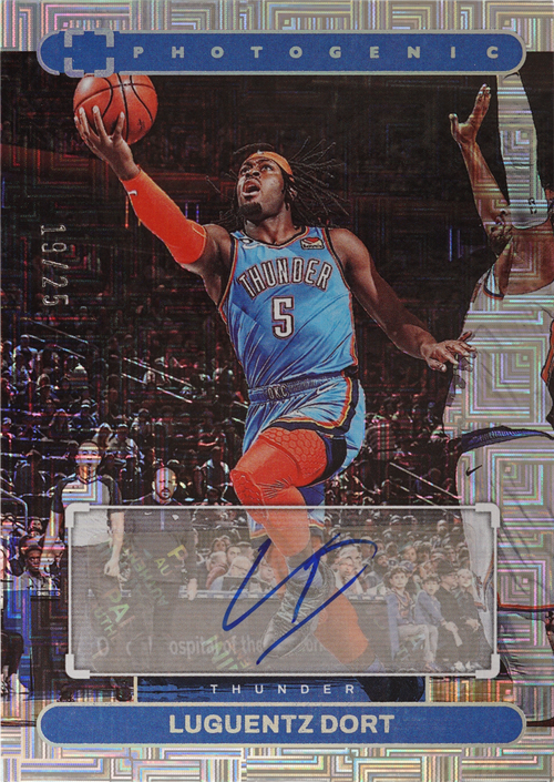 Luguentz Dort trading card