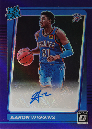 Aaron Wiggins trading card