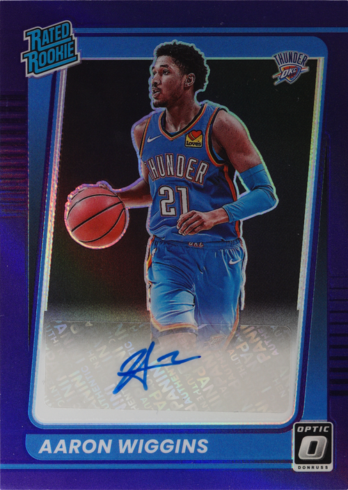 Aaron Wiggins trading card