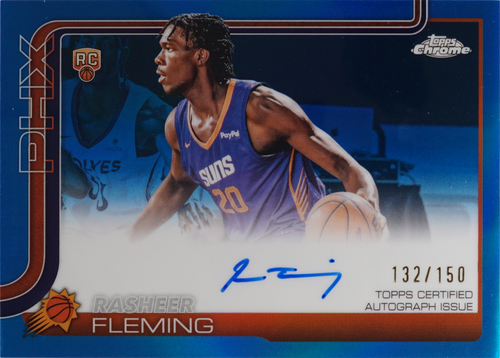 Rasheer Fleming trading card