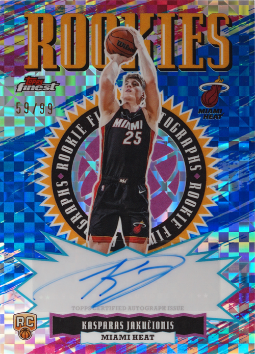 Kasparas Jakucionis trading card