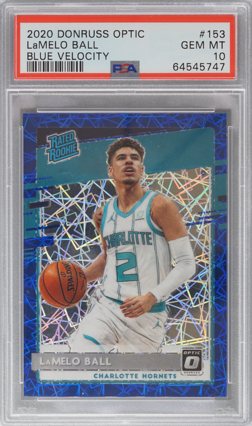 LaMelo Ball trading card