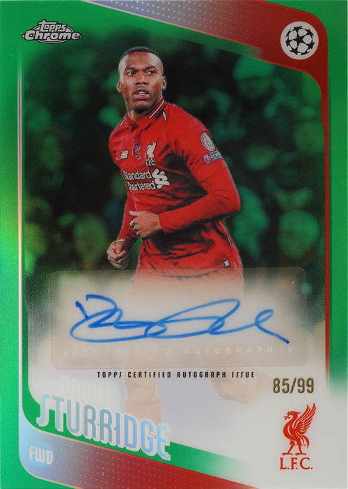 Daniel Sturridge trading card