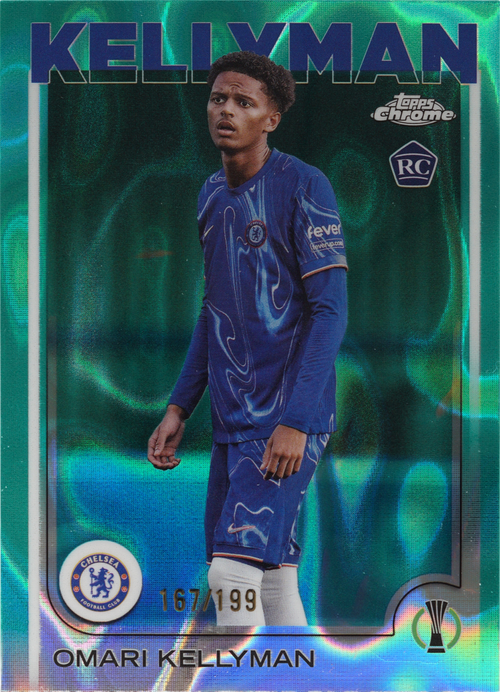 Omari Kellyman trading card