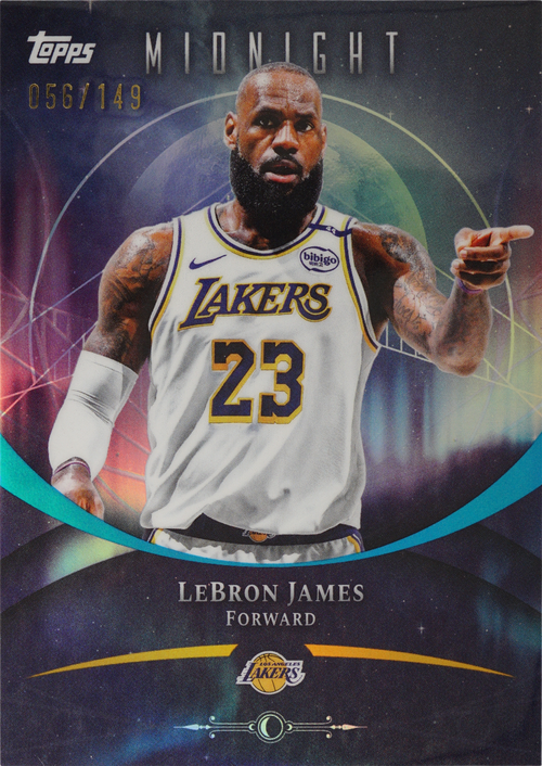 LeBron James trading card