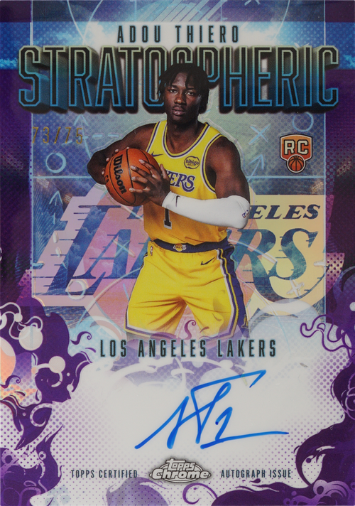 Adou Thiero trading card