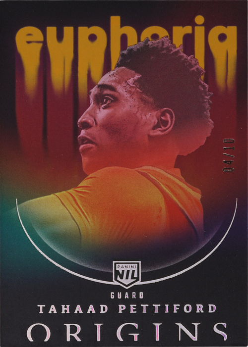 Tahaad Pettiford trading card
