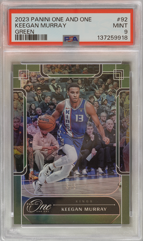 Keegan Murray trading card
