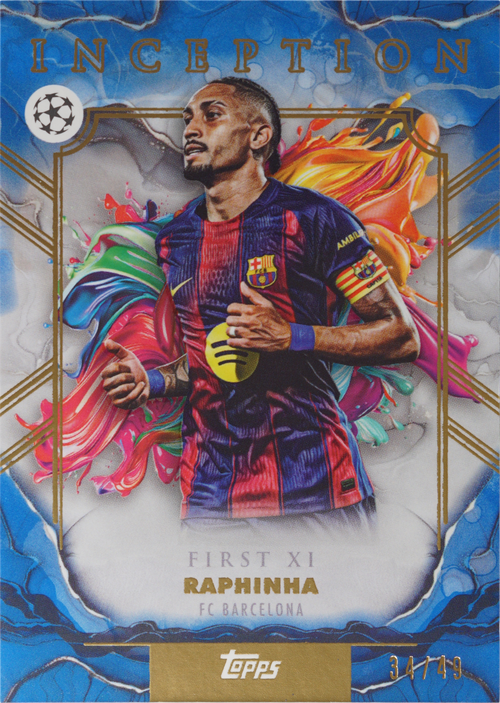 Raphinha trading card