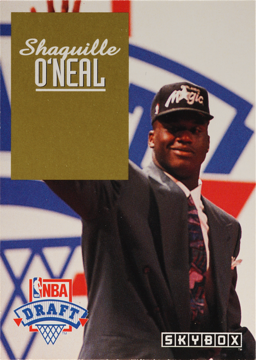 Shaquille O'Neal trading card