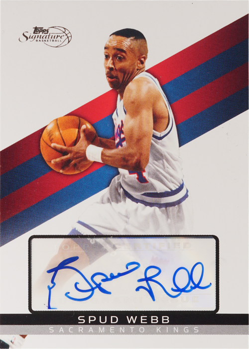 Spud Webb trading card