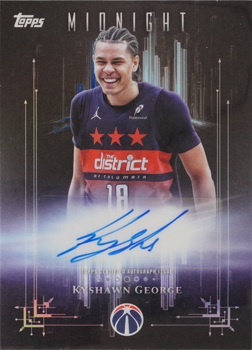 Kyshawn George trading card