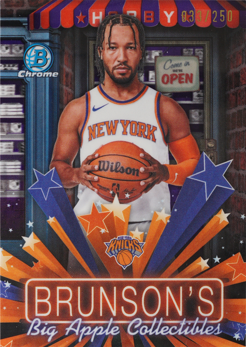 Jalen Brunson trading card