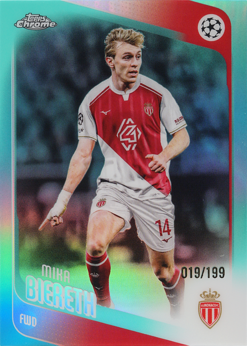 Mika Biereth trading card