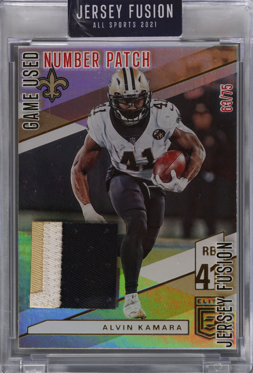 Alvin Kamara trading card