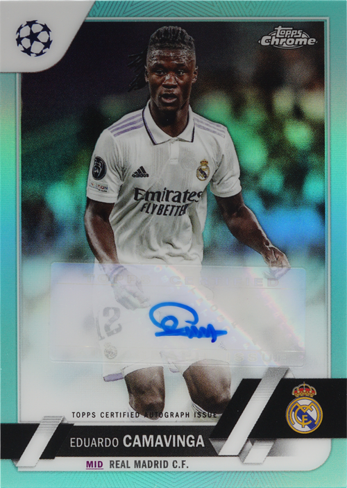 Eduardo Camavinga trading card