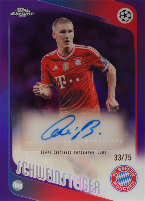 Bastian Schweinsteiger trading card