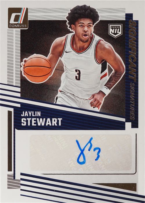 Jaylin Stewart trading card